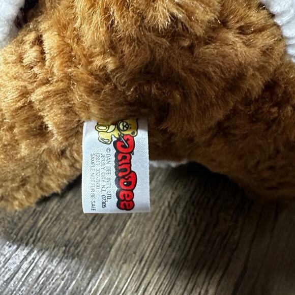 Rare DANDEE Reindeer Plush w Winter Snowman Sweater SAMPLE 14" - Picture 7 of 9